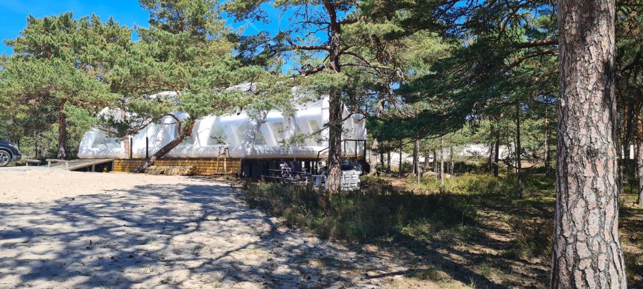 SUB HEL. Budżetowe pokoje w domu z basenem. Wokół domu tylko natura. Balkon zbyteczny. Hel Exterior foto